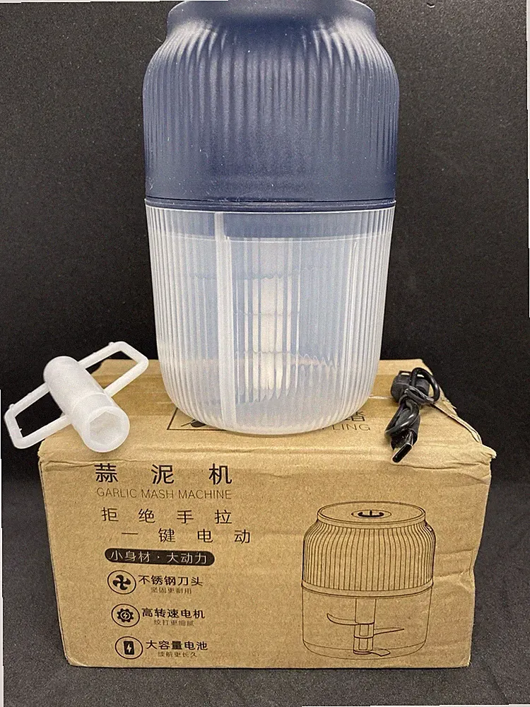 Mini Electric Portable Garlic Chopper USB Rechargeable Food Processor