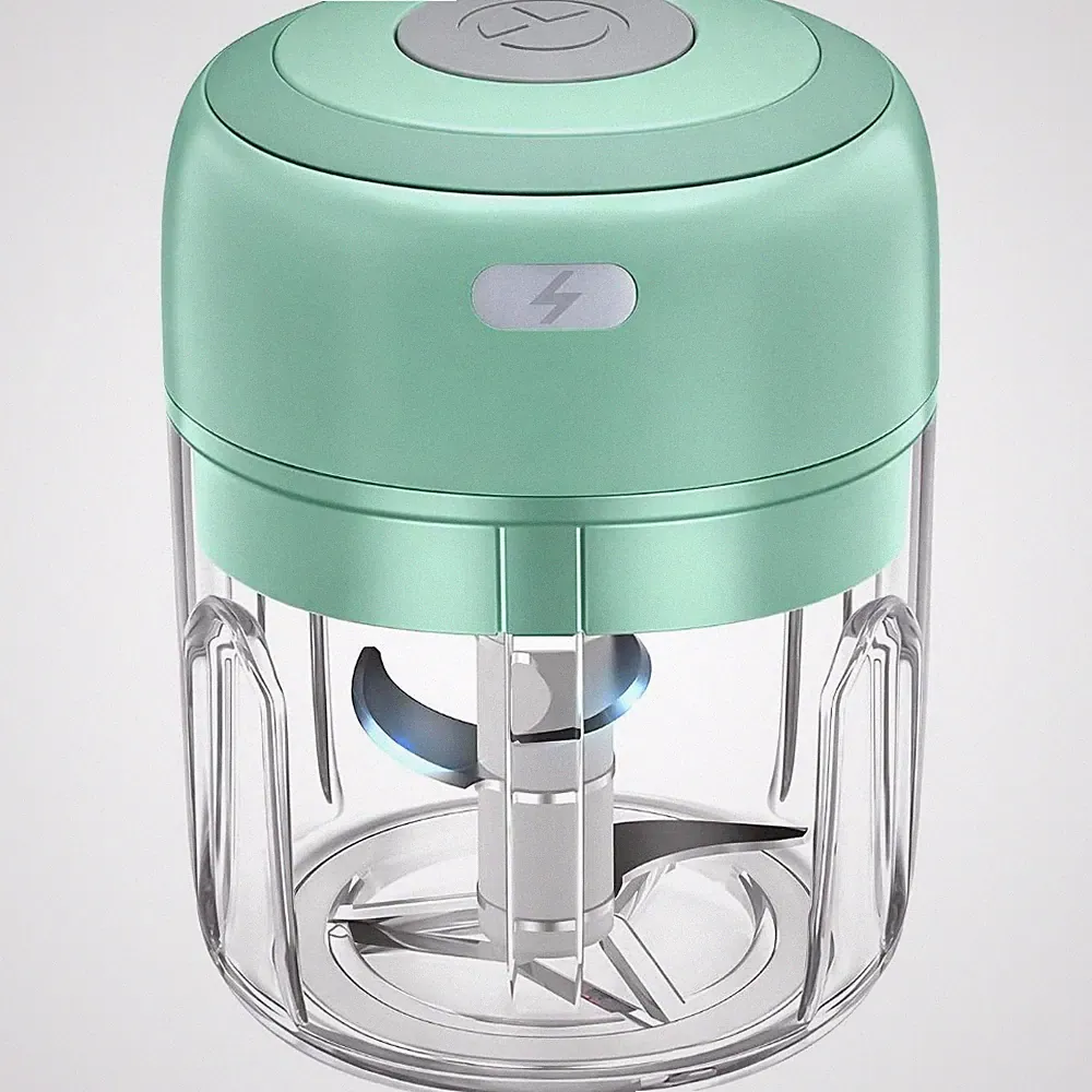 Mini Electric Vegetable Chopper, USB Rechargeable Food Processor for Garlic