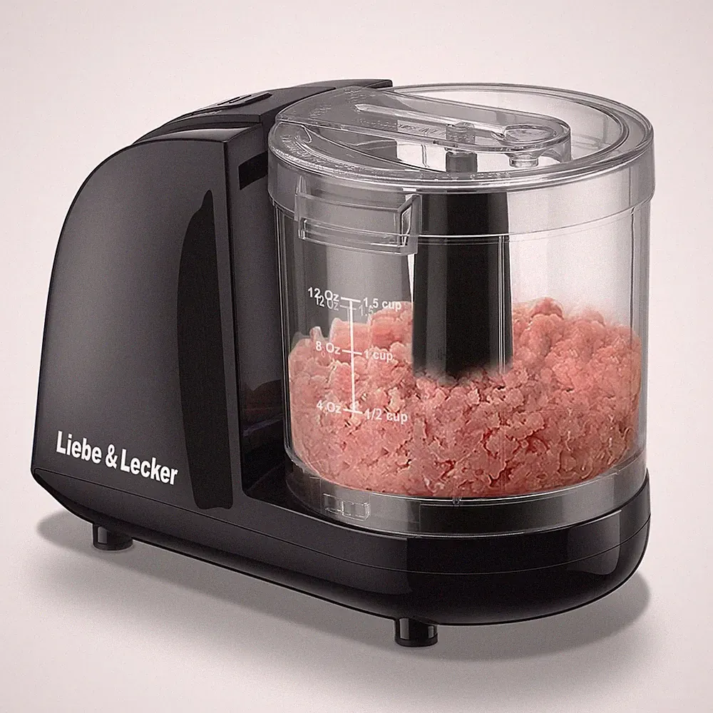Mini Food Processor 1.5 Cup Small Chopper Electric Mincer
