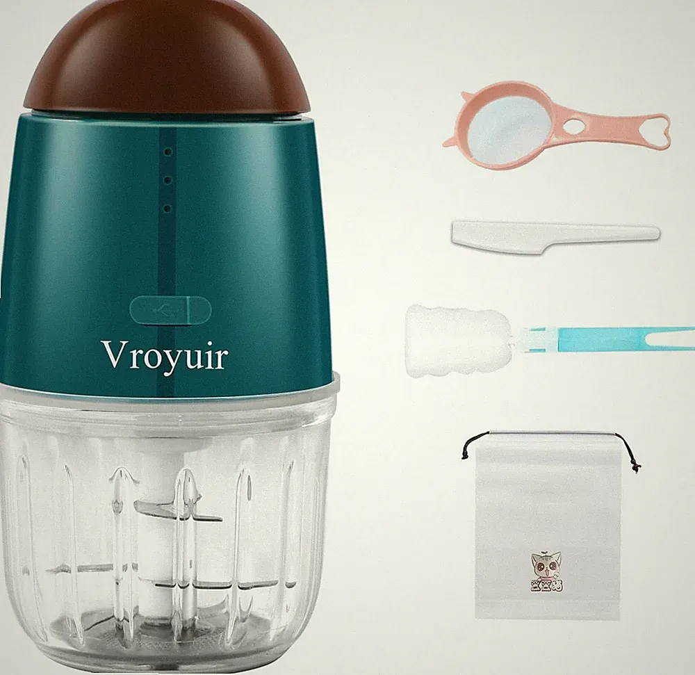 Mini Food Processor, Cordless Small Food Chopper & Blender, Dishwasher Safe | fo