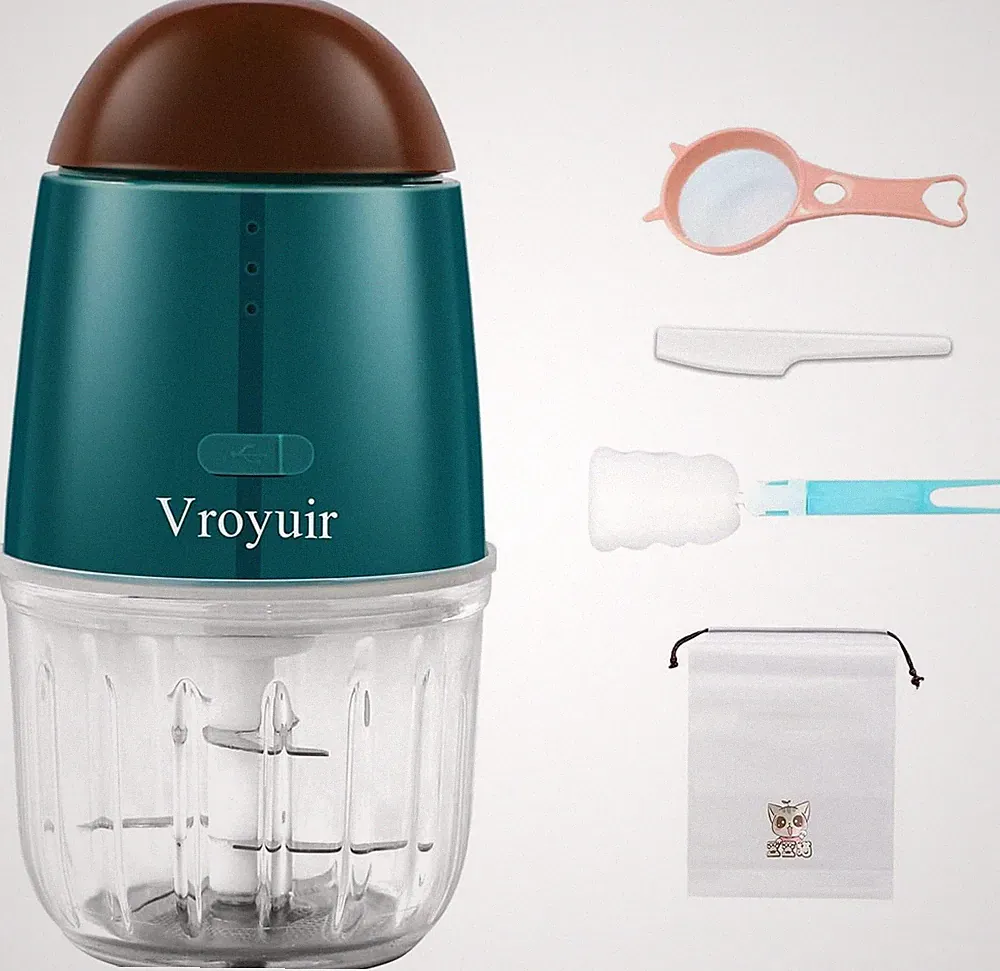 Mini Food Processor, Cordless Small Food Chopper & Blender for Meat,Vegetables