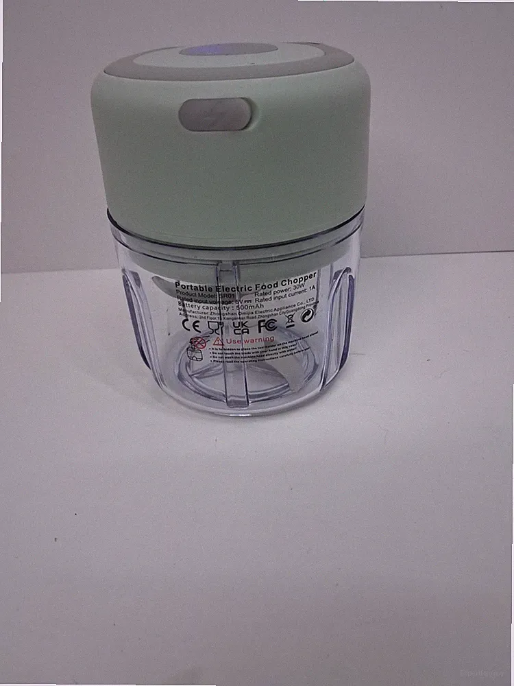 Mini Food Processor Rechargeable 250mL+100mL Chopper
