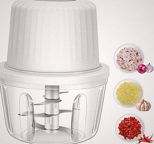 Mini Food Processor, Vegetable Garlic Chopper, USB Meat Grinder, Rechargeable US