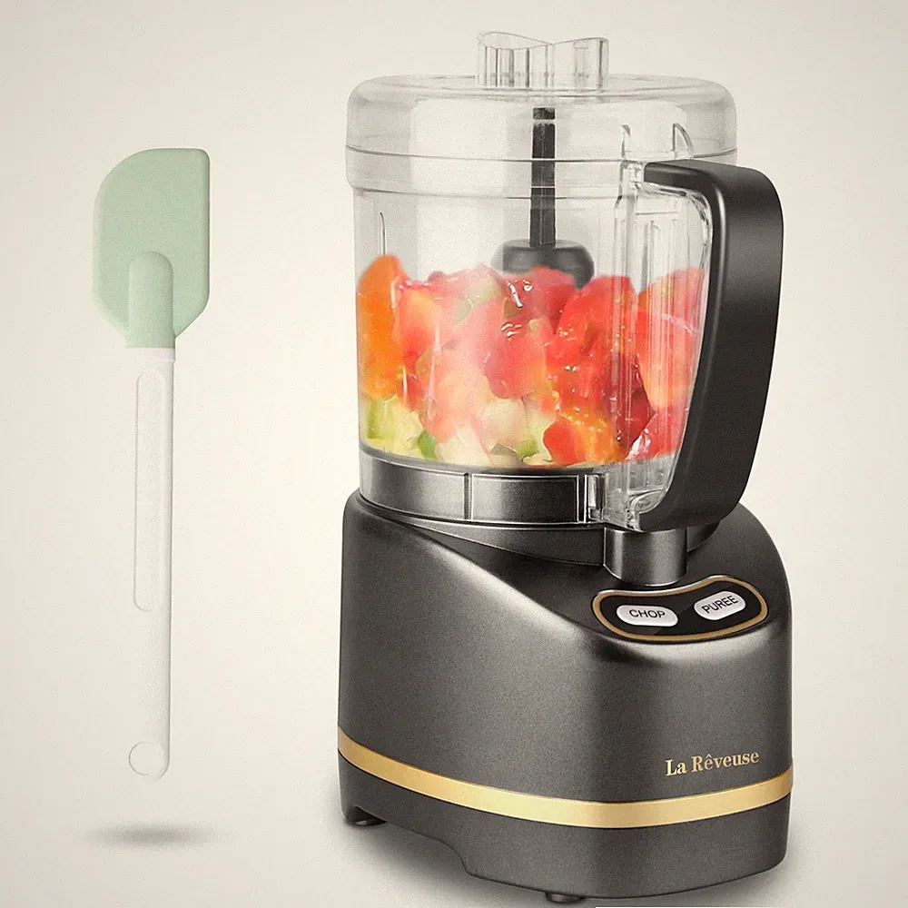 Mini Food Processor with 200 Watts 2-Cup Prep Bowl for Mincing Chopping Grind...
