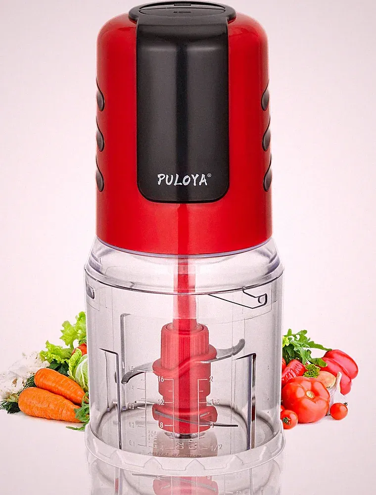 Mini Prep Food Processor 2 Cup Small Electric Food Chopper 2 Speed for Vegeta...