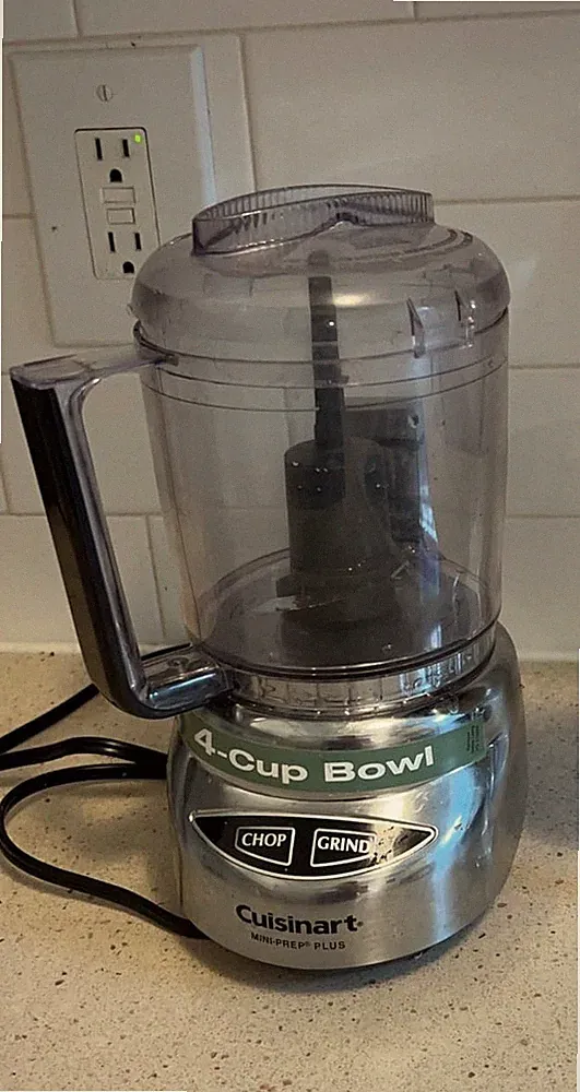 Mini Prep Plus Food Processor, 4 Cup, Brushed Stainless (Shiny)