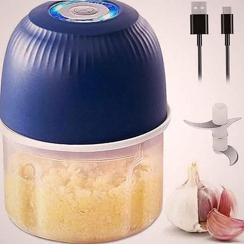 Model Type-c Rechargeable Food Processor Electric , Mini Food Chopper, Garlic Cr