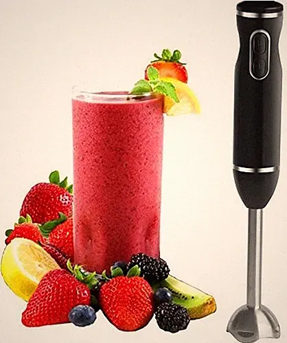 Moss & Stone Hand Blender With Egg Whisk, Powerful 300-Watt Stick Blender, Ha...