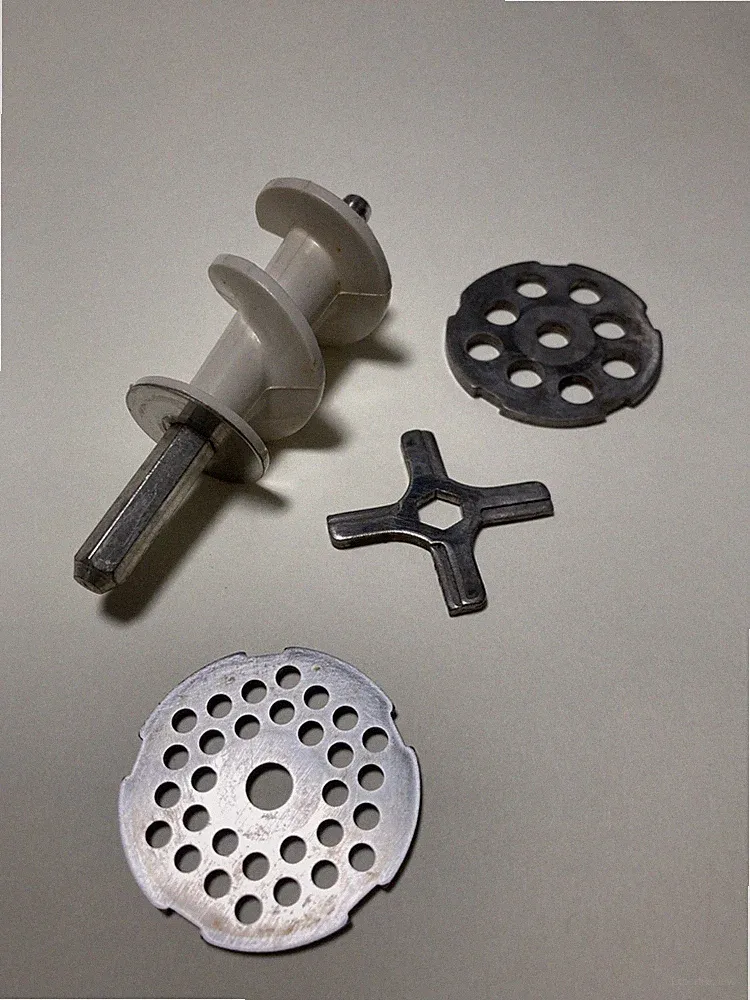 Moulinex 308 Food Processor 3 Grinding Cutting Blades & Meat Auger