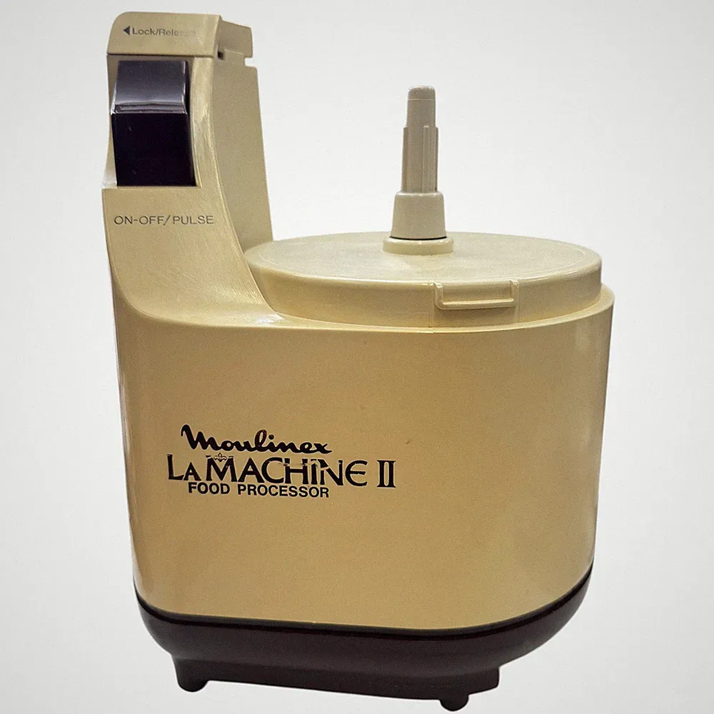 Moulinex LA MACHINE II LM2 Vintage Food Processor Motor Base Only Beige Brown