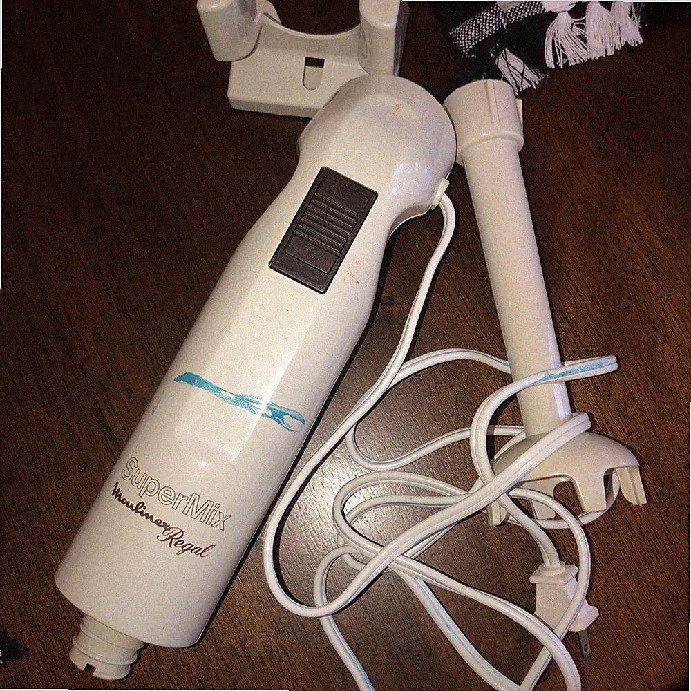 Moulinex Supermix Hand Held Immersion Blender Mixer Food Processor - Vintage