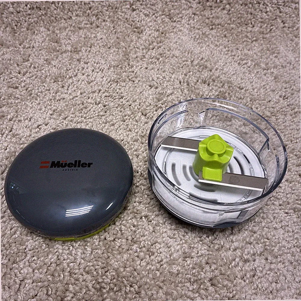 Müller Austria Manual Food Chopper Pull Cord Vegetable Onion Garlic Processor