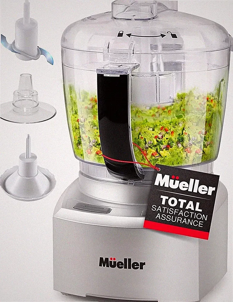 Mueller Ultra Prep Food Processor Chopper for Dicing, Grinding, Whipping, etc.