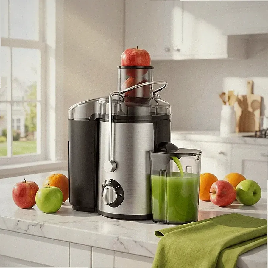 Multi-Function Juicer, Juice Blender, Mixer, Food Processor, 3-Inch Wide-Mouth