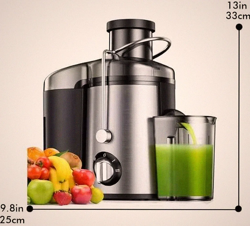 Multi-function Juicer, Juice Blender, Mixer, Food Processor, 3-inch Wide-mouth J
