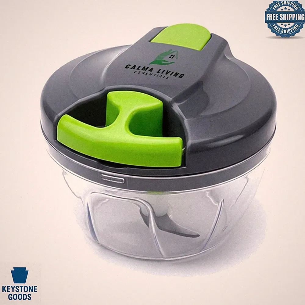 Multi-Function Manual Food Chopper with Stainless Steel Blades