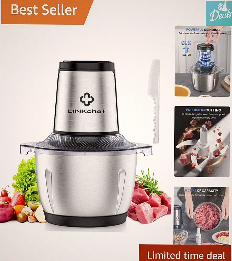 Multi-Functional Electric Meat Grinder - 2-Speed Precision For Perfect Results