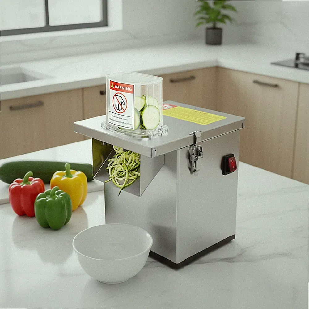 Multifunctional Vegetable Processor 110V Electric Vegetable Slicer Shredder