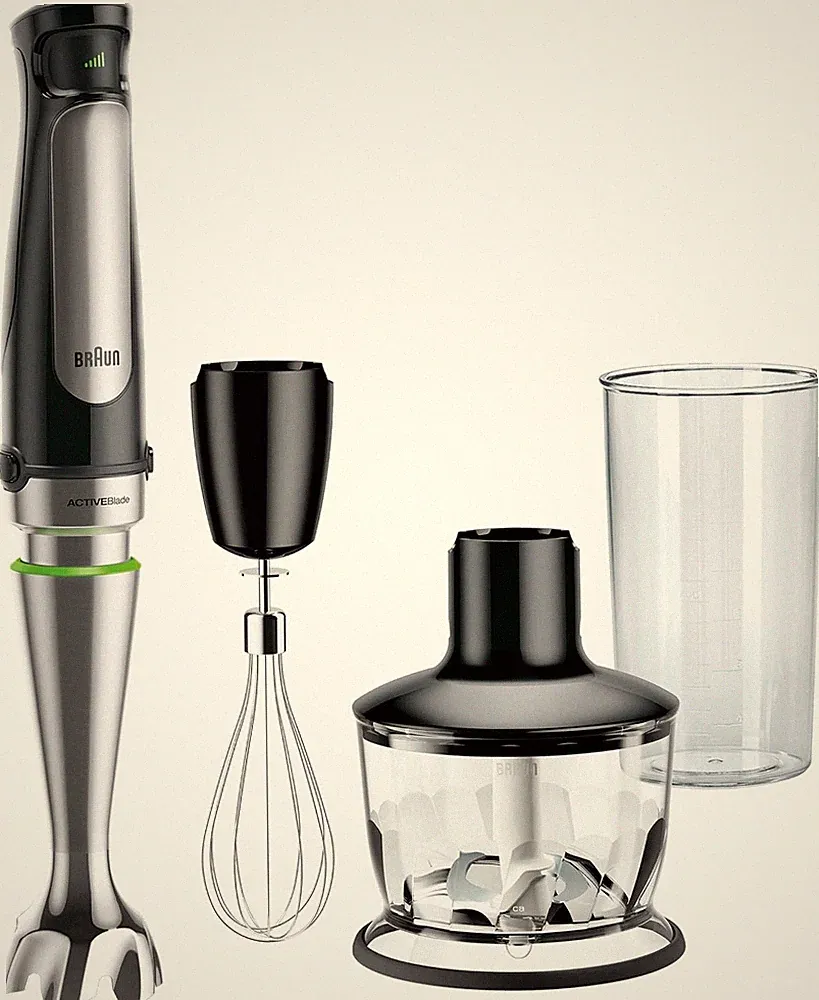 MultiQuick 7 3-in-1 Immersion Blender W/ Food Processor – Powerful Handheld