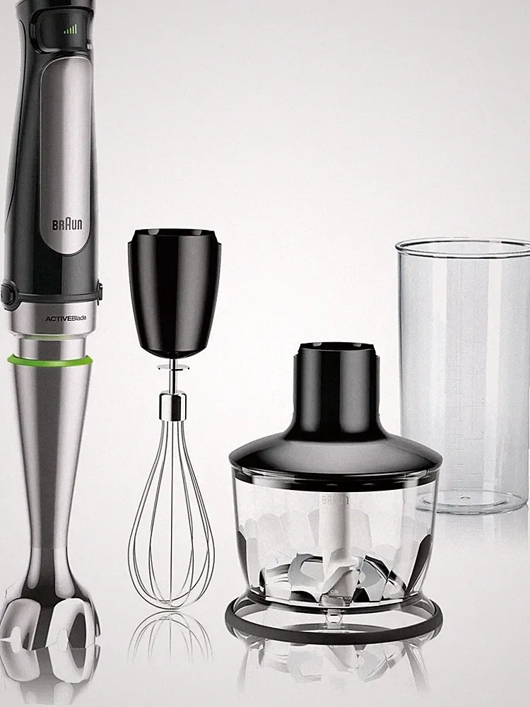 MultiQuick 7 3-in-1 Immersion Blender with Food Processor – Powerful Han