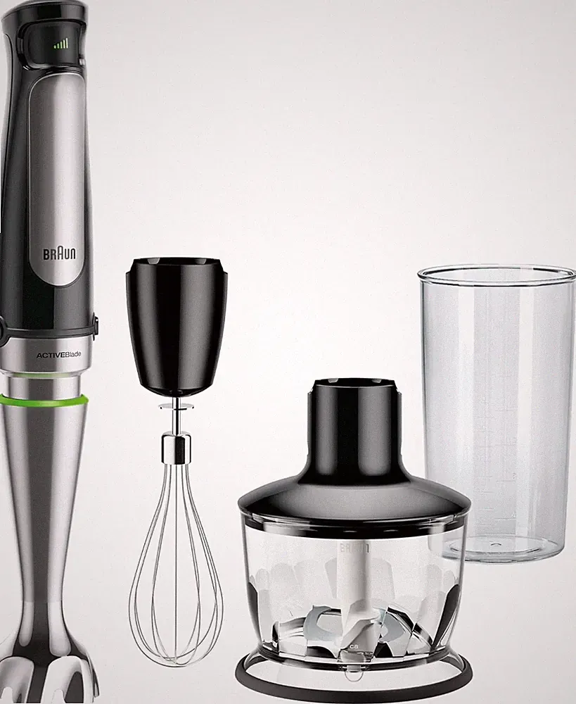 MultiQuick 7 3-in-1 Immersion Blender with Food Processor – Powerful Handheld
