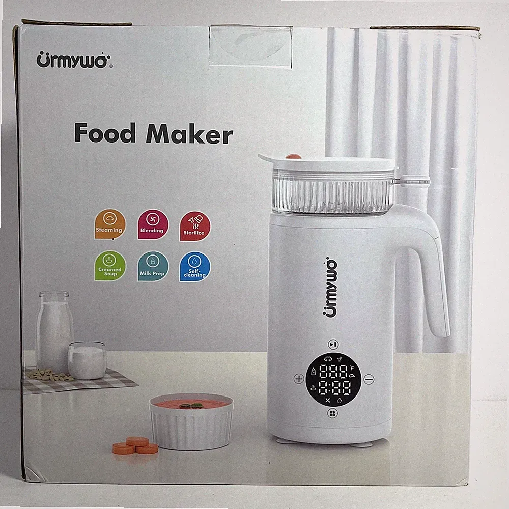 New Baby Food Maker, 6 in 1 Baby Food Processor Steamer Blender Self Cleaning