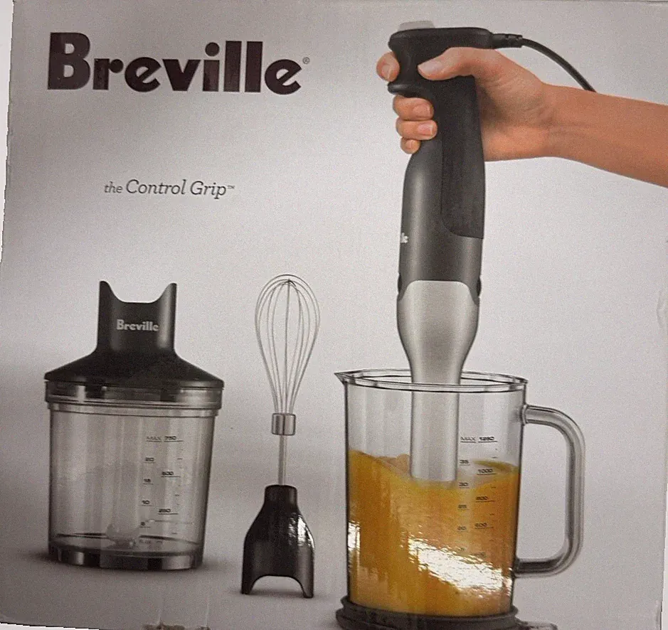 NEW Breville BSB510XL The Control Grip Immersion Blender