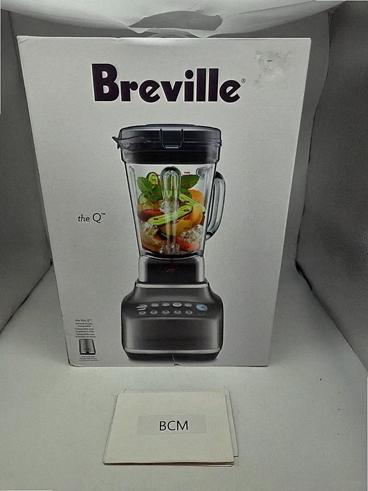 New Breville Q 68 Ounce Countertop Blender - Smoked Hickory BBL820SHY1 BUS1