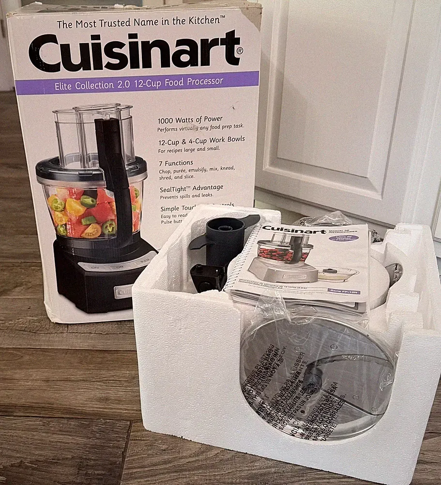 NEW Cuisinart Elite Collection 2.0 12-Cup Food Processor FP-12BKN