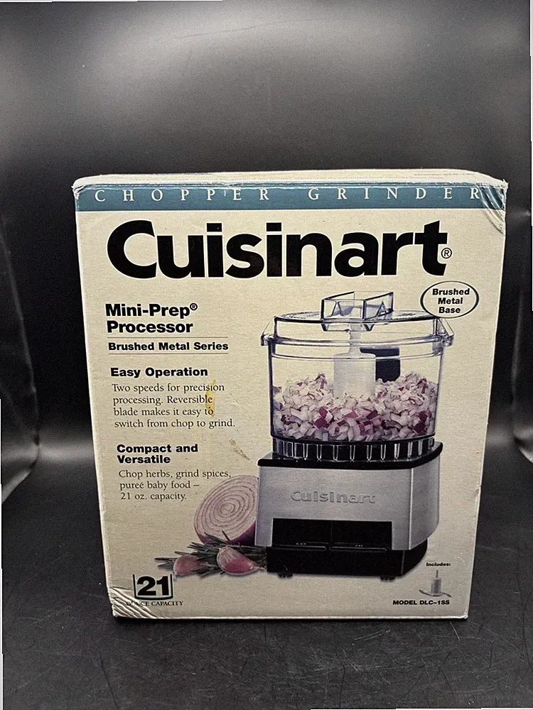 New Cuisinart Mini Prep 21oz Food Processor Model DLC-1SS, 2008