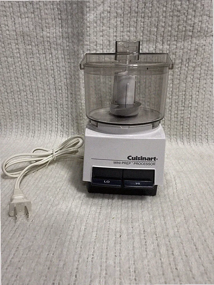 New Cuisinart Mini-Prep Food Processor White Model DLC-1 Open Box