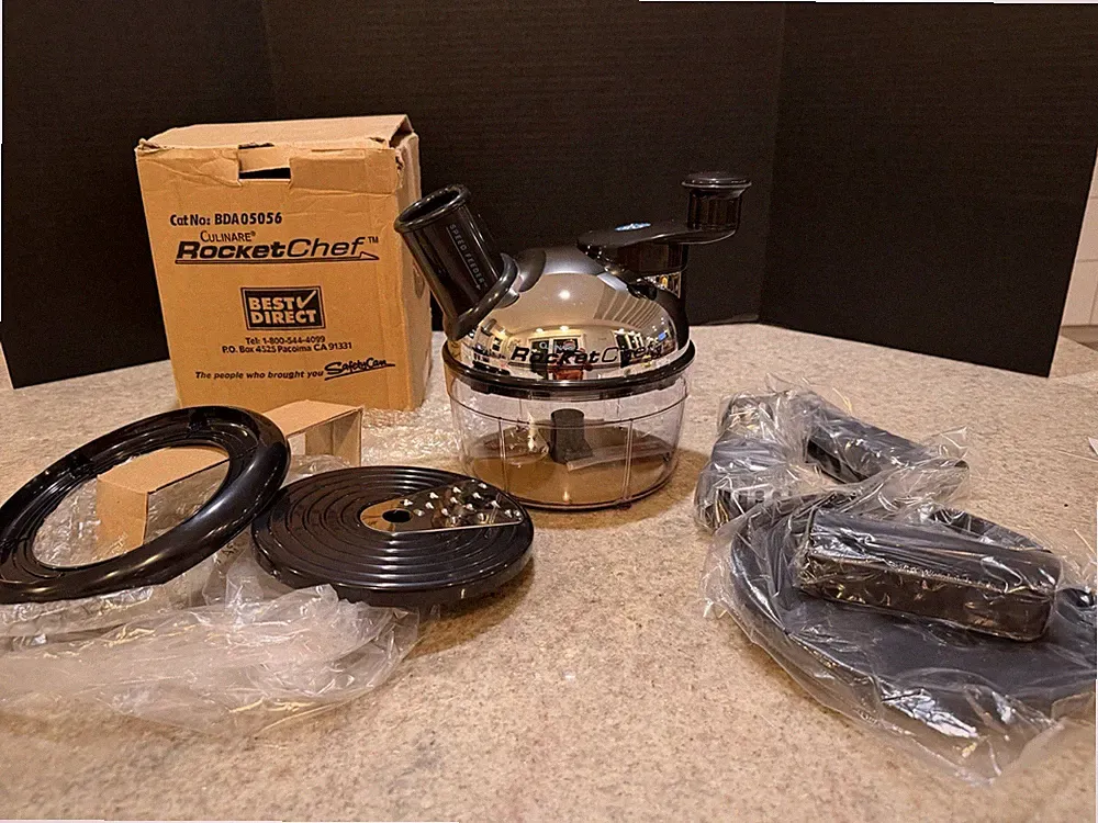 New Culinare Rocket Chef Food Processor Set BDA 05056