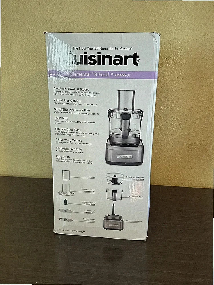 New In Box ~ Cuisinart FP-1GM Elemental 8 Cup Food Processor