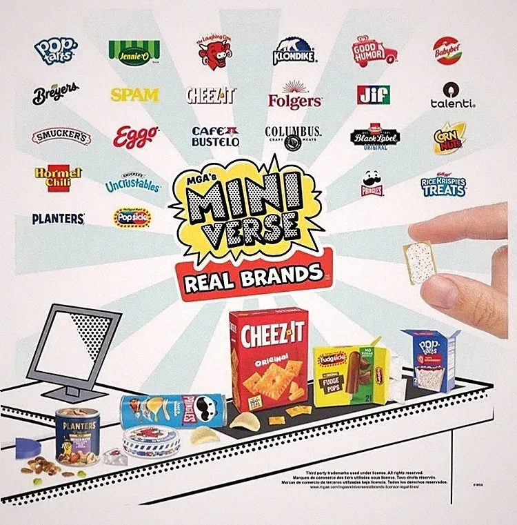NEW MGA Miniverse REAL BRANDS mini dollhouse food Series 1 * U PICK BOGO FREE *