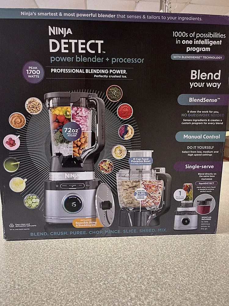 New Ninja Detect Power Blender + Processor