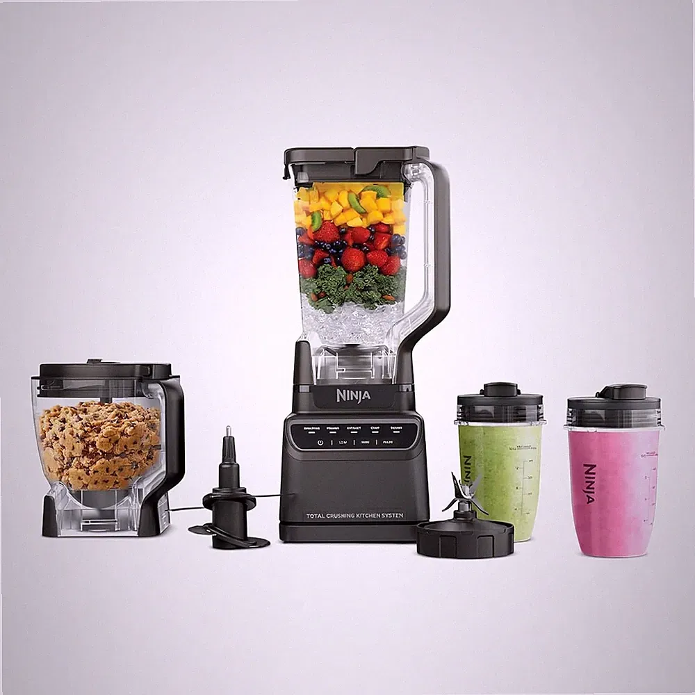 New Ninja Kitchen System BR601AMZ, All-in-One for Smoothies, Frozen Drinks, Fast