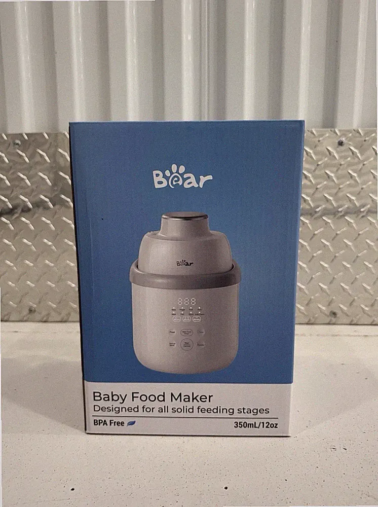 NEW NutriEase AllStage Stainless Steel Baby Food Maker Steamer and Blender