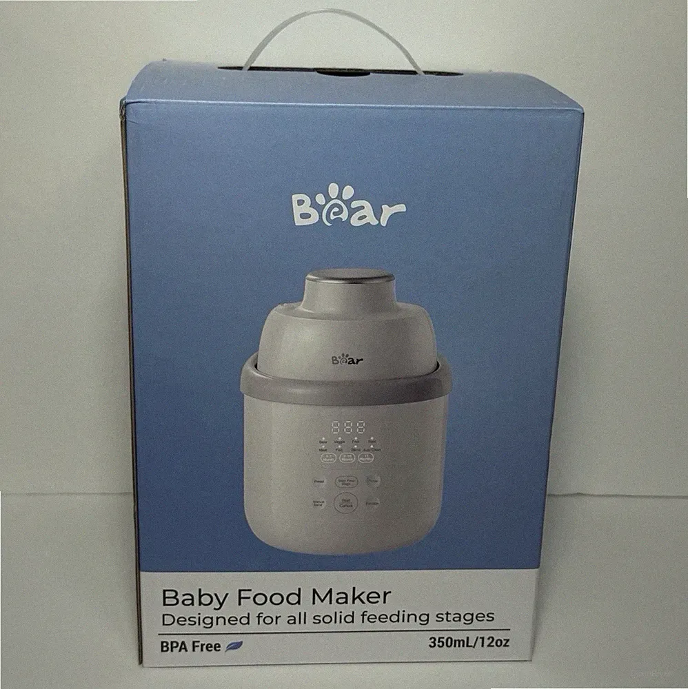 New NutriEase AllStage Stainless Steel Baby Food Maker Steamer and Blender