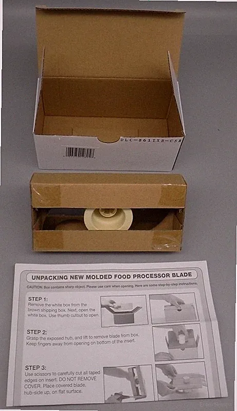 New OEM Cuisinart DLC 861TXB CSR Molded Replacement Blade Food Processor In Box