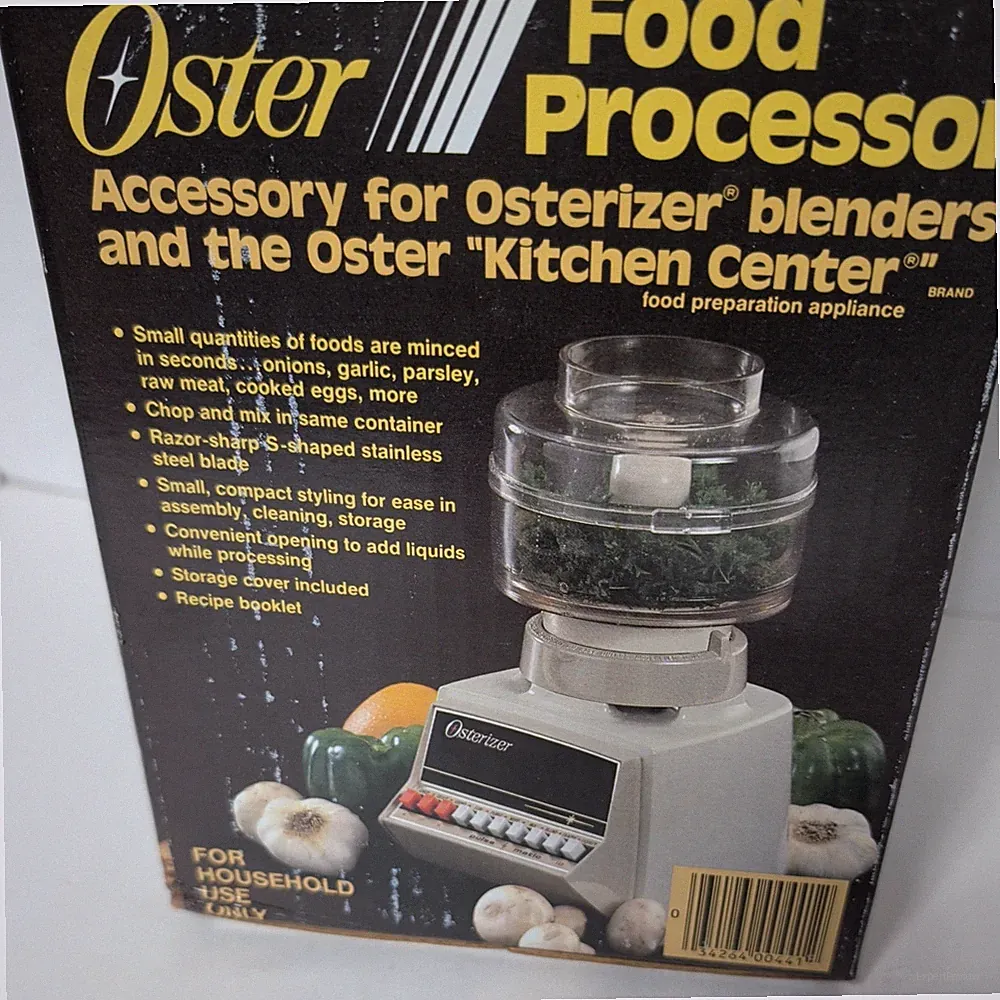 New Open Oster Food Processor Accessory 5900-06 Osterizer Kitchen Center Part