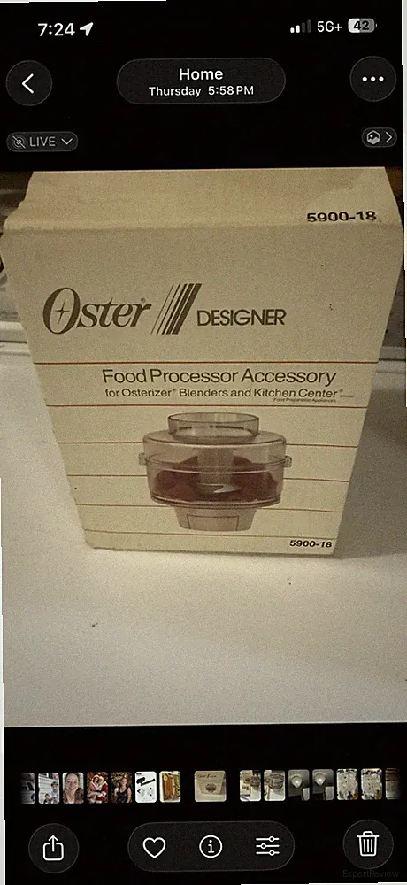 NEW Oster 5900-18 Food Processor Accessory For Osterizer Blenders Kitchen Center