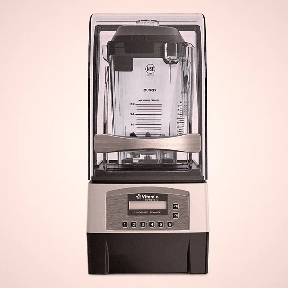 New Vitamix VM0115A Touch & Go 2.3HP 32 oz Commercial Bar Drink Blender Quiet