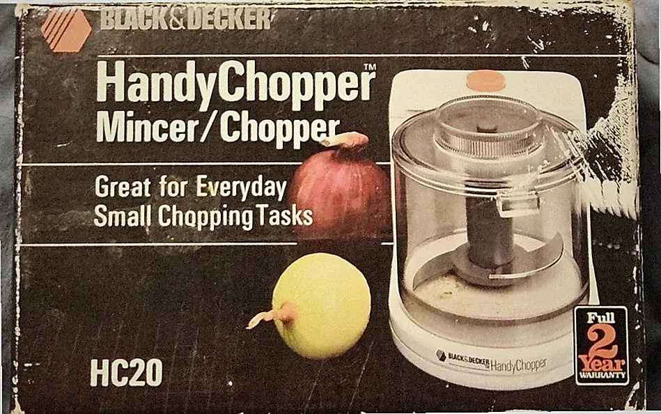 NIB Black & Decker Handy Mincer Chopper #HC20 Mini Food Processor