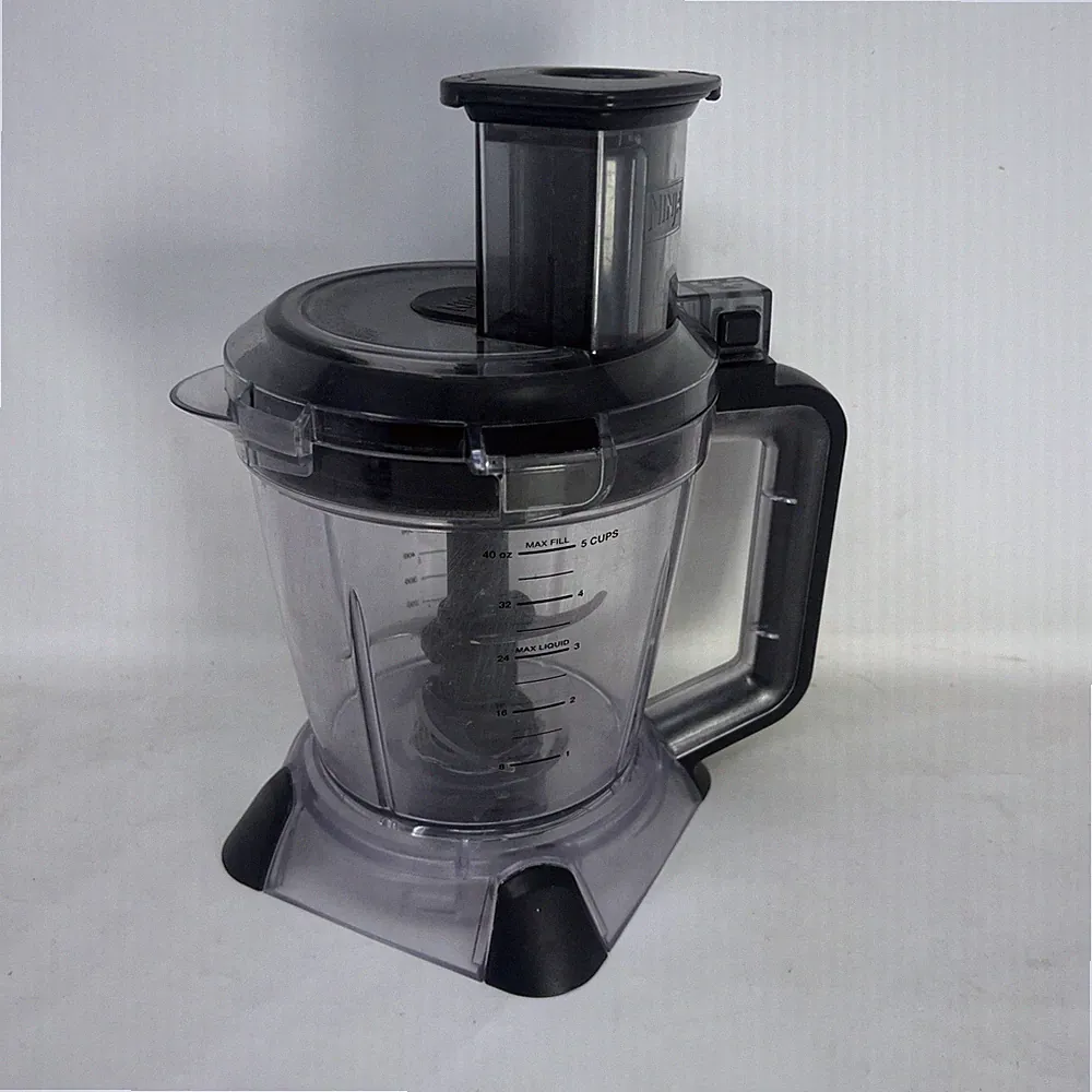 Ninja 40oz Food Processor Bowl, Lid w/ Feed Chute, Food Pusher, & Blade