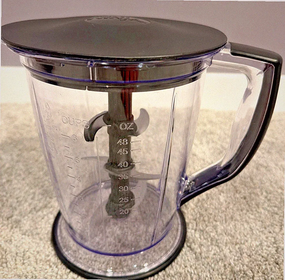 Ninja 48 oz 6 Cup Blender Food Processor Pitcher Replacement w/ Blades