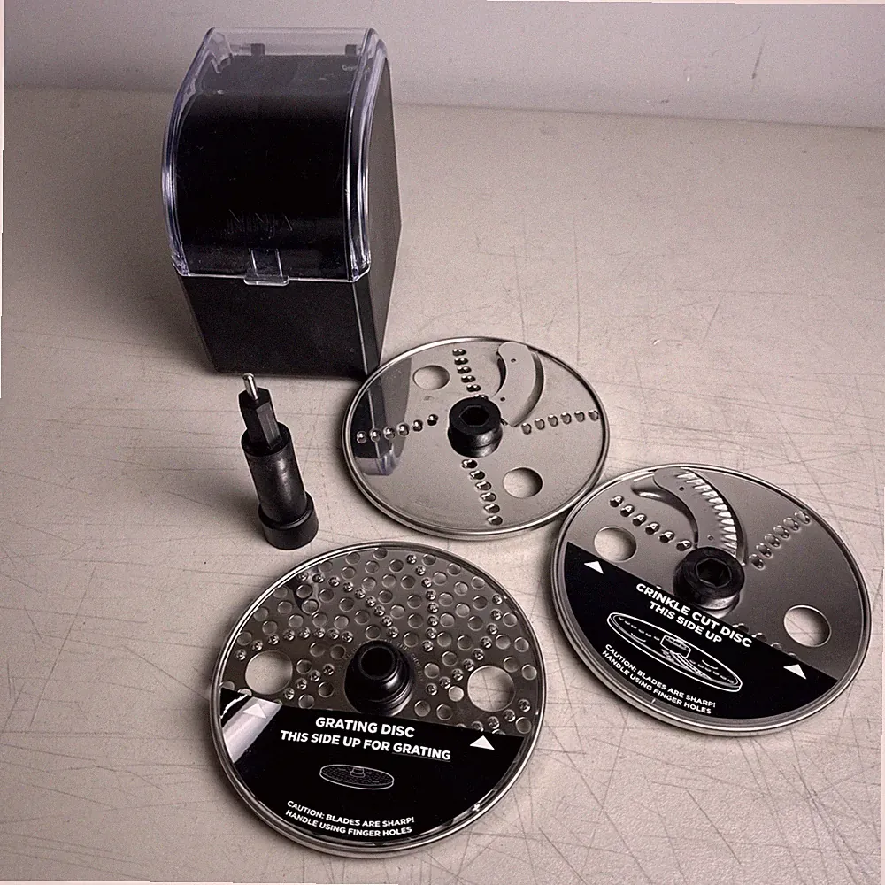 Ninja 6.5” Food Processor Disc Set w/ Case – Fits BN600 BN601 BN602 ONLY