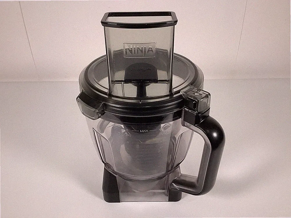 Ninja 64 oz 8-Cup Food Processor Bowl with Feed Chute Lid & Blade --NO PUSHER