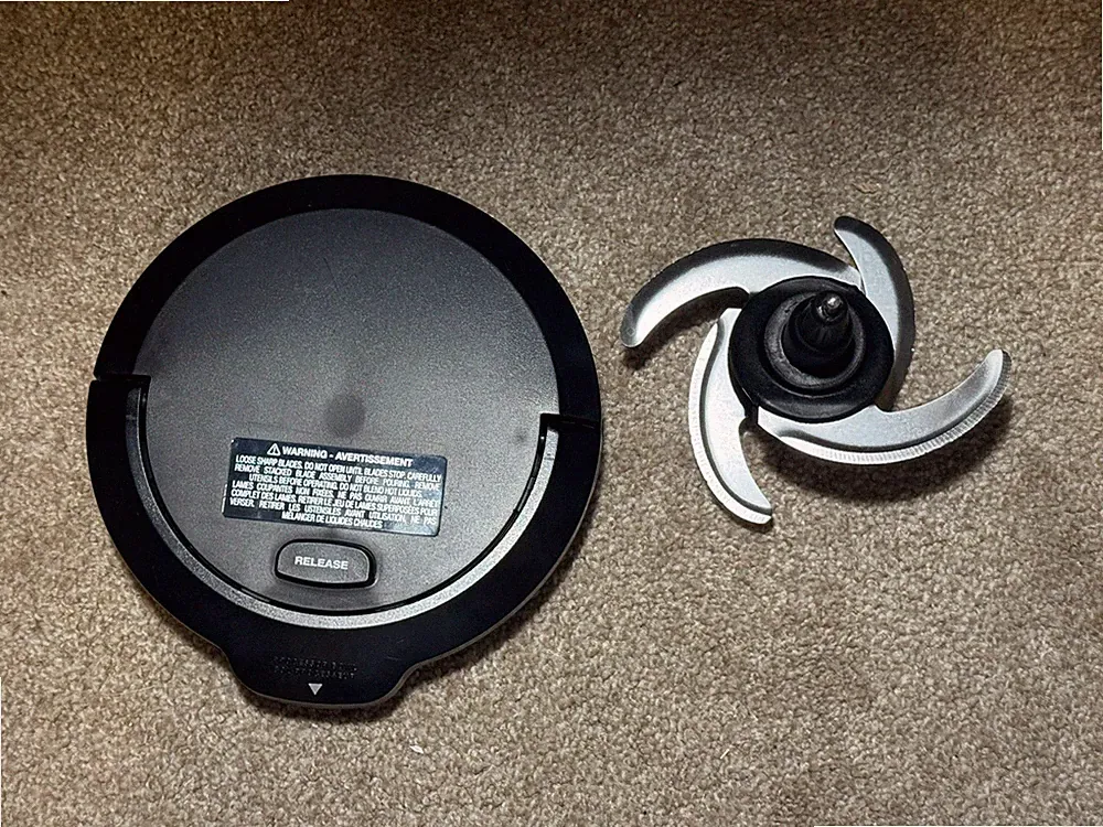 Ninja 64 oz Food Processor Bowl Lid And Blade Replacement Parts Only - Black