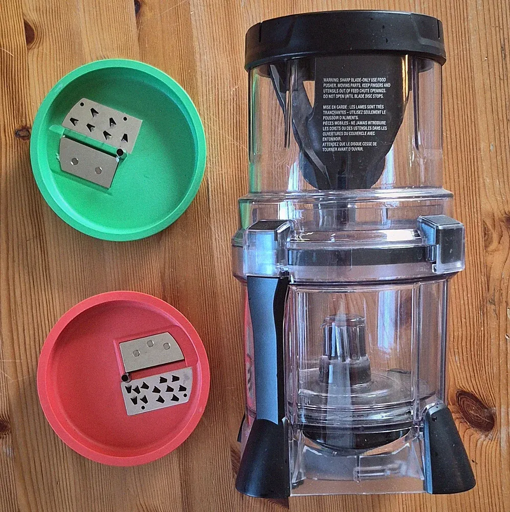 Ninja Auto IQ Intellisense Food Processor Attachment, Spiralizer Blades.