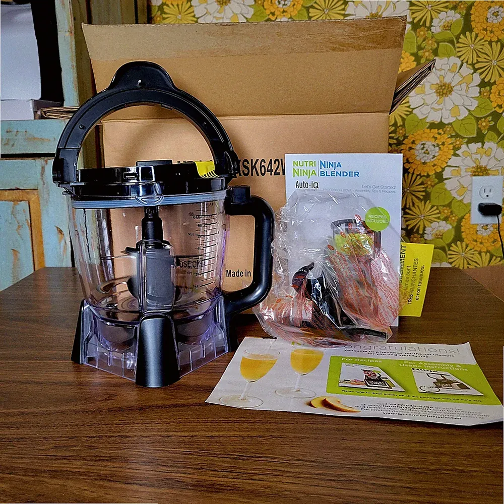 NINJA AUTO-IQ XSK642W1 Food Processor Accessory Kit New Open Box Never Used